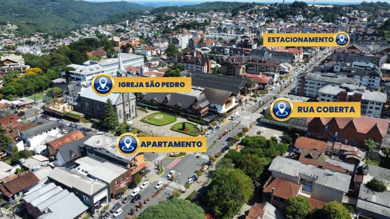 Apartamento Oppitz - No Coracao De Gramado Junto Da Rua Coberta Apartment Exterior photo